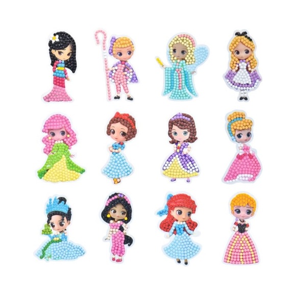 cutie pop Other - NWT (2) Cutie Pop Diamond Sticker Art Disney Princess